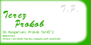 terez prokob business card